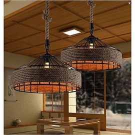 2 Light 40W Country Designers Others Metal Chandeliers Living Room / Bedroom / Dining Room / Study Room/Office Pendant Light