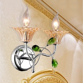 26*28*15CM European Style Creative Contemporary And Contracted Crystal Wall Lamp Led Lights