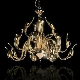 Modern Chandelier Light 18 Lights LED G4 Gold Plating/ Bulb Included/ Living Room / Bedroom