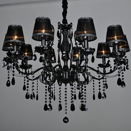 Chandeliers Crystal Modern/Contemporary Living Room Crystal,10 Light Metal