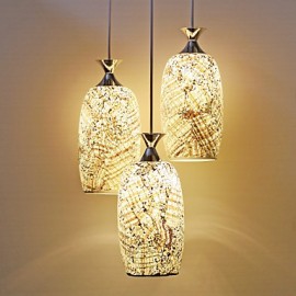 Max 60W Others Metal Pendant Lights Living Room