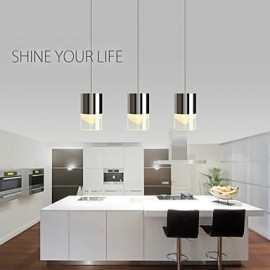 3 Lights Pendant Lights LED / Bulb Included Modern/Contemporary Dining Room / Kitchen Metal