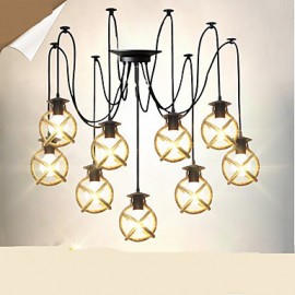 Rope lamp Chandelier Clothing Coffee Hall long Creative The Heavenly Maids Scatter Blossoms. Spider lamp