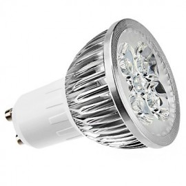 4W GU10 LED Spotlight MR16 4 High Power LED 360 lm Warm White Dimmable AC 220-240 V