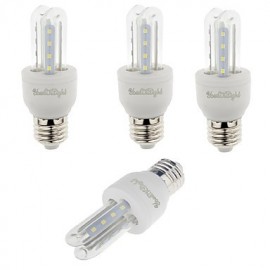 4PCS E27 3W 210lm Warm White/White Light 16 SMD 2835 LED Corn Lamps (AC 85-265V)