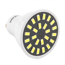 High Bright 5W GU10 LED Spotlight 24 SMD 5733 400-500 lm Warm White / Cool White AC 110V/ AC 220V