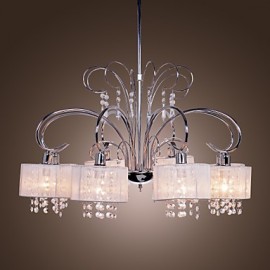Max 40W Modern/Contemporary Crystal Chrome Metal Chandeliers Living Room / Bedroom