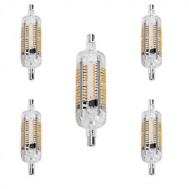 5W R7S LED Corn Lights T 104 SMD 3014 800 lm Warm White / Cool White Decorative / Waterproof AC 220-240 V 5 pcs