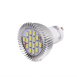 GU10 8W 650LM 6000K 16-SMD5630 White Light LED Bulb Lamp(AC220V)