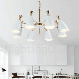 Modern/ Contemporary Style 8 Light Chandelier for Living Room Dining Room Bedroom Lamp