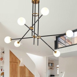 Modern/ Contemporary 6 Light 3-Tier Chandelier Light for Dining Room, Living Room Lamp