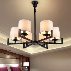 Modern/ Contemporary 6 Light Single Tier Chandelier Lamp for Dining Room, Living Room Light