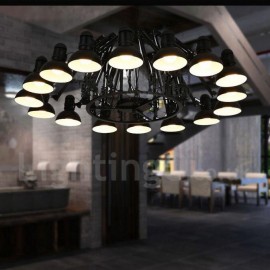 16 Light Modern/ Contemporary Single Tier Chandelier Lamp for Dining Room, Living Room Light