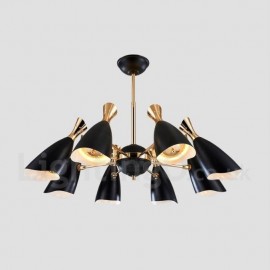 Modern/ Contemporary Dining Room 8 Light Chandeliers for Living Room, Bedroom Lamp
