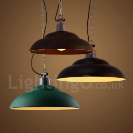 Retro / Vintage Dining Room 1 Light Pendant Light for Study Room/Office Lamp