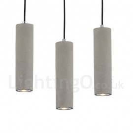 Modern/ Contemporary 1 Light Concrte Pendant Light for Dining Room Living Room Bedroom Lamp