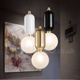 LED Modern/ Contemporary Dining Room Bedroom Pendant Light with Glass Shade