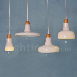 Retro / Vintage LED Pendant Light with Glass Shade for Dining Room Living Room Bedroom Lamp