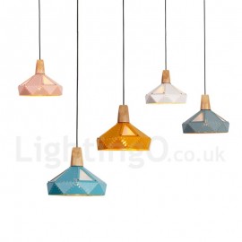 Single 1 Light Modern/ Contemporary Multi Colors Pendant Light for Dining Room Bedroom Living Room Lamp