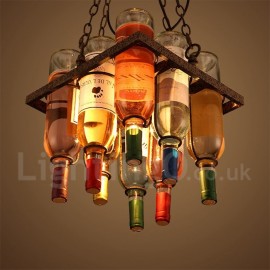 Traditional / Classic Metal Bar Pendant Light for Living Room Dining Room Lamp