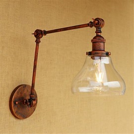 AC 220-240 40 E26/E27 Country Retro Electroplated Feature for Mini Style Bulb Included Eye Protection,Ambient Light Swing Arm LightsWall