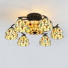 9 Light Mediterranean Style LED Integrated Living Room,Dining Room,Bed Room E27 Chandeliers