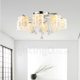 8 Light Modern/Contemporary LED Integrated Living Room,Dining Room,Bed Room E27 Chandeliers