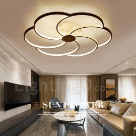 6 Light Modern/Contemporary LED Integrated Living Room,Dining Room,Bed Room Metal 96W Chandeliers