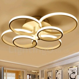 6 Light Modern/Contemporary LED Integrated Living Room,Dining Room,Bed Room Metal Flush Mount