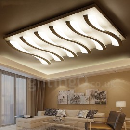6 Light Modern/Contemporary LED Integrated Living Room,Dining Room,Bed Room Flush Mount