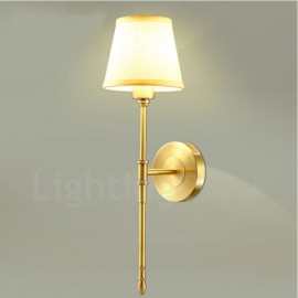 Single Light Traditional/Classic LED Integrated E14 Copper Indoor Wall Sconces