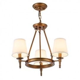 Chandelier and Ceiling Lights 3 Lights One Light Two Style Flush Mounted Fixture Modern/Contemporary Traditional/Classic Rustic Painting