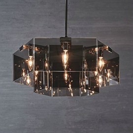 Rustic/Lodge Painting Feature for Designers Metal Dining Room Indoor Hallway 6 Bulbs Chandelier