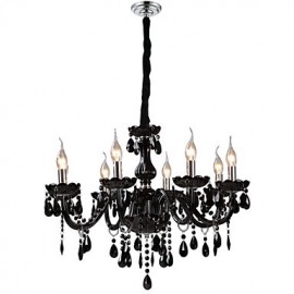 Modern/Contemporary Electroplated Feature for Crystal Glass Living Room Chandelier