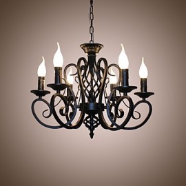 European Style Chandeliers Living Room Dining Lights Simple Originality Innovative Candles 6 Light Lamps