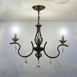 European Style Crystal Chandelier Restaurant Small Chandelier Simple Creative Lamps