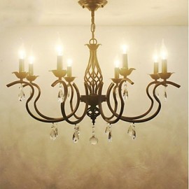 European Style Crystal Chandeliers Living Room Dining Lights Simple Creative Candles Lamps And Lanterns Novelty Lightig