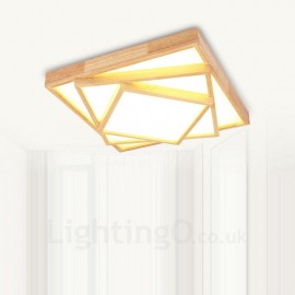 24W Modern / Contemporary Nordic style Flush Mount Ceiling Lights with Acrylic Shade for Bathroom,Living Room,Study,Kitchen,Bedroom,Dining Room,Bar
