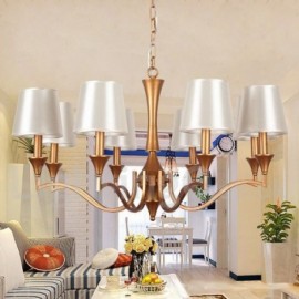 8 Light Living Room Dining Room Bedroom Candle Style Chandelier