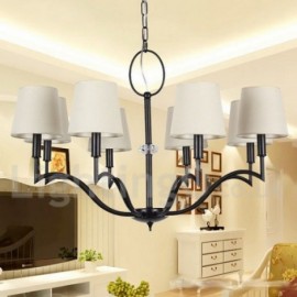 8 Light Modern / Contemporary Living Room Dining Room Candle Style Chandelier