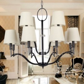 12 Light Modern / Contemporary Living Room Dining Room Bedroom Candle Style Chandelier