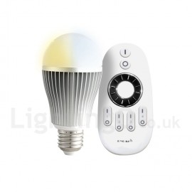 Dimmable 9W E26/27 LED 3200K-6500K Bulb (85-265V) with Remote Control