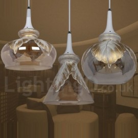 European Modern/Contemporary Dining Room Lounge LED Glass Pendant Light