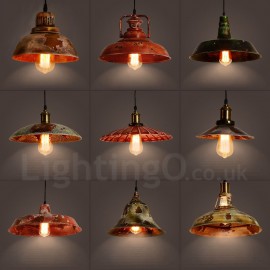 1 Light Rustic / Lodge, Retro / Vintage Pendant Light for Living Room, Study, Kitchen, Loft, Bar, Dining Room
