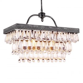 MAX:60W Traditional/Classic Crystal Metal Chandeliers Bedroom / Dining Room / Study Room/Office / Hallway