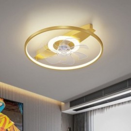 Modern Ceiling Fan With Lights Remote Control Ventilador Lamp