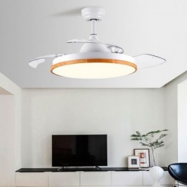 Modern Inverter Ceiling Fan Light Remote Control Ceiling Lamp Tricolor Dimming