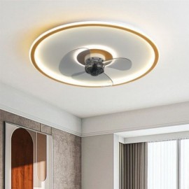 Macaron Ceiling Fan Light Remote Control Decor Ventilateur