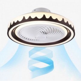 Round Fan Ceiling Light Light Fixture 3 Speed with Remote Control