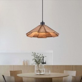 Retro Pendant Light Creative Restaurant Wooden Ceiling Light